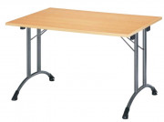 Table pliante en bois mélaminé