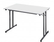 Table pliante mélamine - Longueur : 1200, 1400 ou 1600 mm