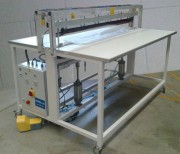 Table pneumatique pour emballages - Système de coupe automatique ou manuel