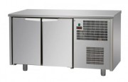 Table réfrigérée positive 2 portes - Capacité 270 L - Température +0/+10 °C - Dim. 1400 x 600 x 850/920 mm