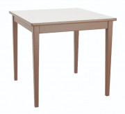 Table restaurant en bois 4 pieds - 800 x 800 mm à 1600 x 800 mm