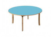 Table ronde pour école maternelle - T1 à T6 - Diam.1200 mm