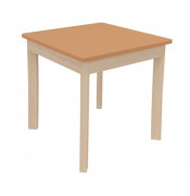 Table carrée scolaire 60 x 60 cm