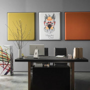 Tableau acoustique décoratif personnalisé - Impression par sublimation ou relief - ?paisseur 40 mm - Coefficient d’absorption : ?w = 1 (classe A)