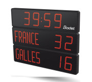 Tableau affichage score football extérieur - alphanumérique + scorepad