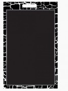 Ardoise menu recto/verso avec poignée - Dim. 60x80 cm