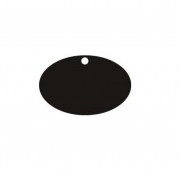 Tableau ardoise ovale - Dimensions : 60x39 cm - PVC 