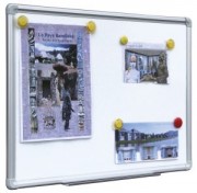 Tableau d'affichage laqué blanc