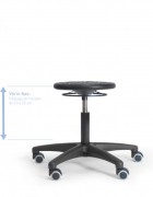 Tabouret atelier vérin bas