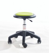 Tabouret scolaire à roulettes - H. réglable de 32 à 45 cm - Assise ? 32 cm