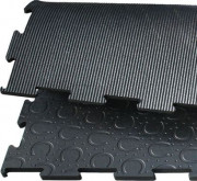 Tapis Belmondo® en caoutchouc pour chevaux - 1m x 1m