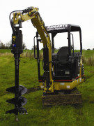 Tarière hydraulique pour minipelle 1/5 tonnes