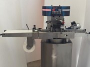 Tempéreuse enrobeuse à chocolat automatique - Capacité de 10 à 25 kg - Production de 30 à 100 kg/h