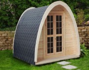 Yourte en bois - Dim. L4.00 x l2.40 x H2.33 m