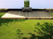 Terrasse mobile home 4,00 X 2,50 m
