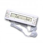 Thermomètre frigo à 2 sondes