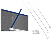 Tige de suspension double crochet - Dimensions : de 100 jusqu'à 1000 mm