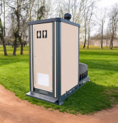 Toilette publique mobile - Autonome et eco-responsable - Longueur : 1,80 m x Largeur : 1,35 m 