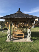 Tonnelle de jardin en bambou