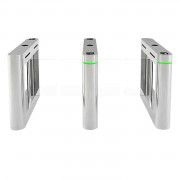 Couloir rapide pour contrôle d'accès automatique en inox