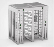 Tourniquet de sécurité grande hauteur avec auvent - Passage l 625 mm