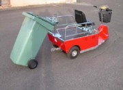 Tracteur électrique pour conteneur