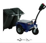 Tracteur pousseur bac poubelle