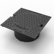 Tampon de chaussée carré C 250