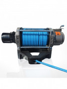 Treuil à câble synthétique équipé