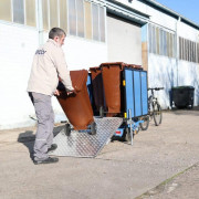 Triporteur collecte déchets - Poids du vélo 33 kg