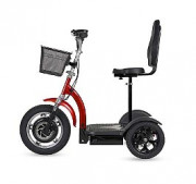 Trottinette électrique PMR Tribo 500 à 3 roues avec siège - Vitesse : 25 km/h - Poids : 27 kg