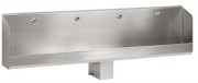 Urinoir collectif inox anti-vandalisme
