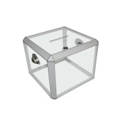 Urne électorale transparente - Conforme au code électoral - 300 à 2000 bulletins