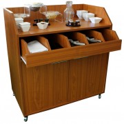 Vaisselier de service en bois - L 98 x l 55 x H 105 cm