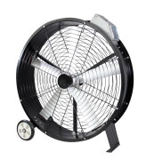 Ventilateur mobile industriel - Débit d'air : 38 700 à 57 240 m³/h - Ø 1,15 à 1,45 m - Puissance moteur : 0,7 à 0,75 kW