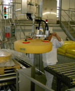 Ventouse pour meule de fromages