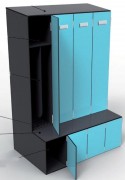 Vestiaire industrie modulable