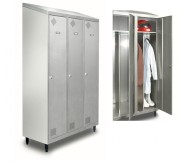 Vestiaire armoire inox