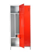 Vestiaire pompier métallique