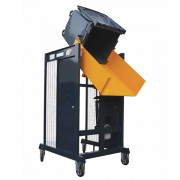Videur retourneur de poubelle 400 L - Charge 200 kg