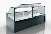 Vitrine comptoir réfrigérée en inox - de 0°C à +4°C