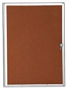 Vitrine d’affichage intérieure en liège