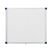 Vitrine d'affichage magnétique portes coulissantes