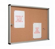 Vitrine d'affichage liège