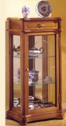 Vitrine d'exposition en bois largeur 47 cm