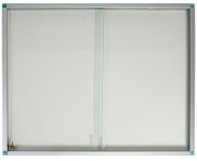 Vitrine d'intérieur à verres coulissants