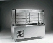 Vitrine de self avec plan réfrigéré