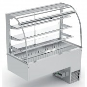 Vitrine encastrable avec cuve froide