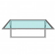 Vitrine d'affichage extérieur murale avec éclairage LED