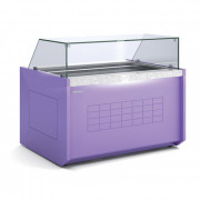 Vitrine  froide avec fond réglable 